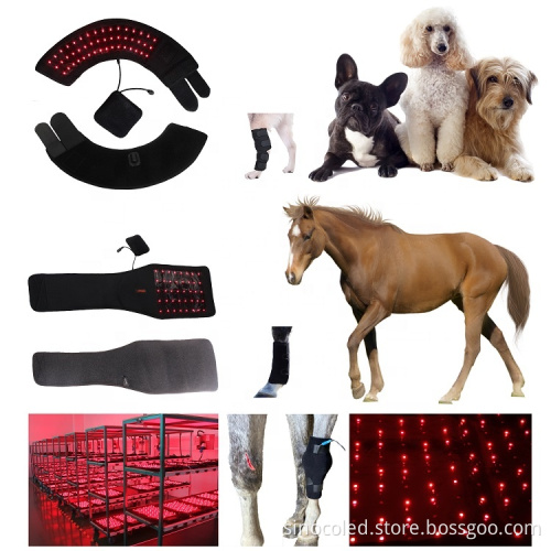 660/850nm LED Light Therapy Wraps for Dogs and Horses